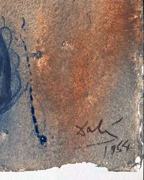 Extremely Rare and Collectible Salvador Dali Lithograph From 'Biblia Sacra' Suite