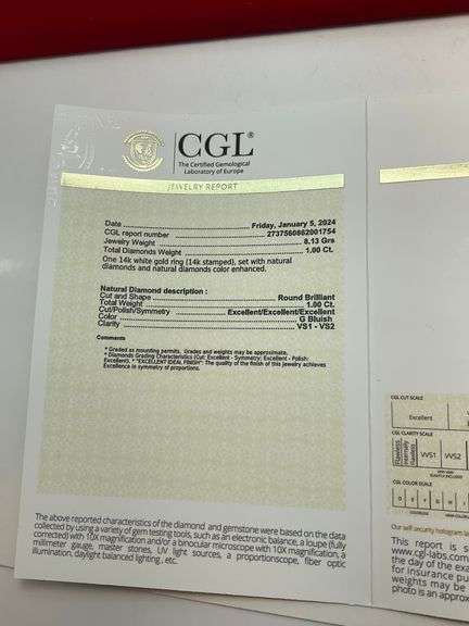 CERTIFIED 14K WHITE GOLD WIDE BAND WITH WHITE AND BLUE DIAMONDS