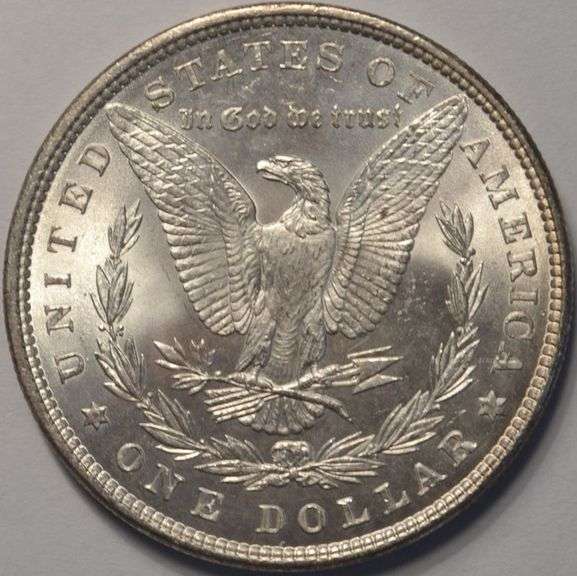 1881 Morgan Silver Dollar, Circulated.