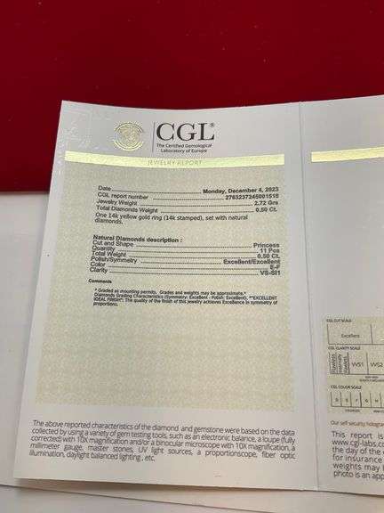 CERTIFIED 14K GOLD DIAMOND BAND