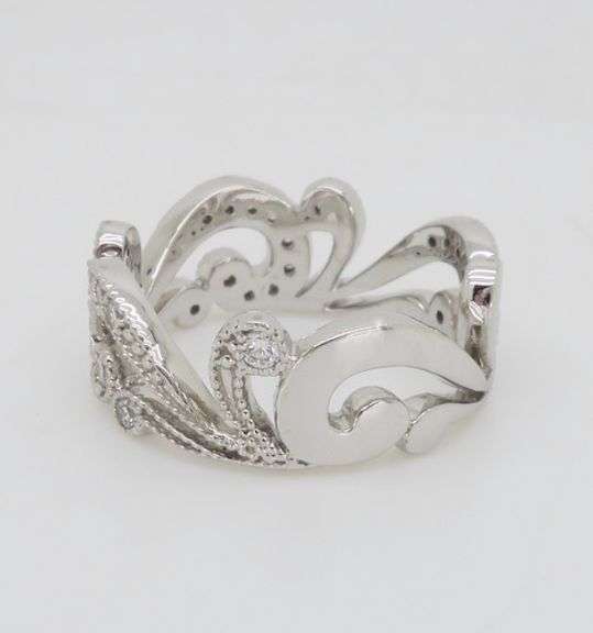 Intricate Diamond Eternity Style Ring