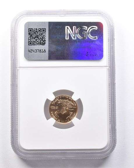 MS70 1997 $5 American Gold Eagle 1/10 Oz Gold NGC