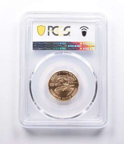 MS70 1998 $10 American Gold Eagle 1/4 Oz Gold PCGS