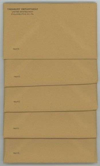 Ten (5) Sealed Unopened Silver Proof Sets from 1962