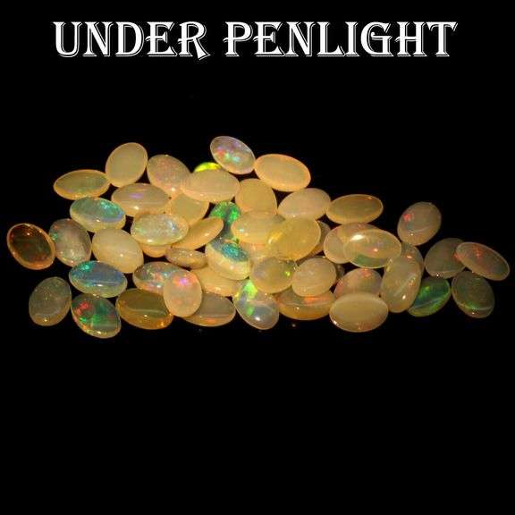 Beautiful 12.33ct unheated Ethiopian opal set