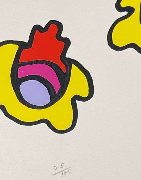 Hand Signed Peter Max Original Silkscreen on Paper