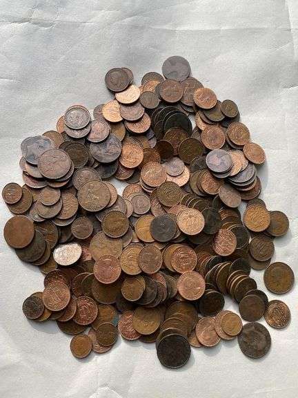 4 1/2 Pounds Plus British Coppers