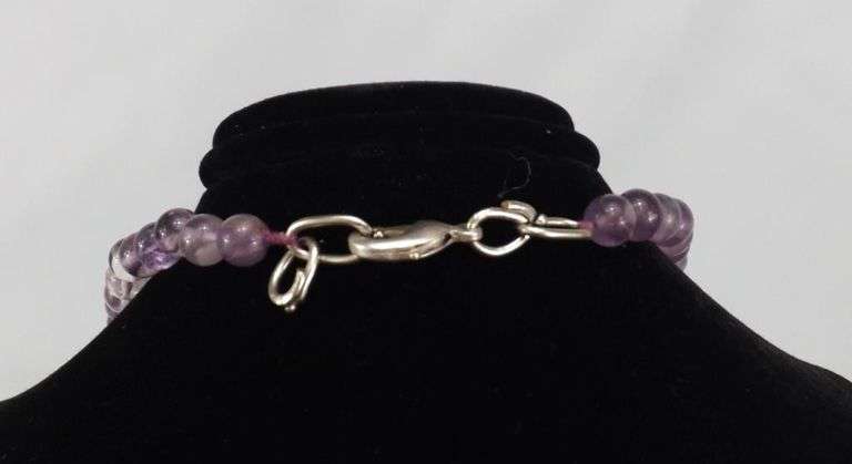 Gorgeous 163.5 Cttw Natural Amethyst Necklace
