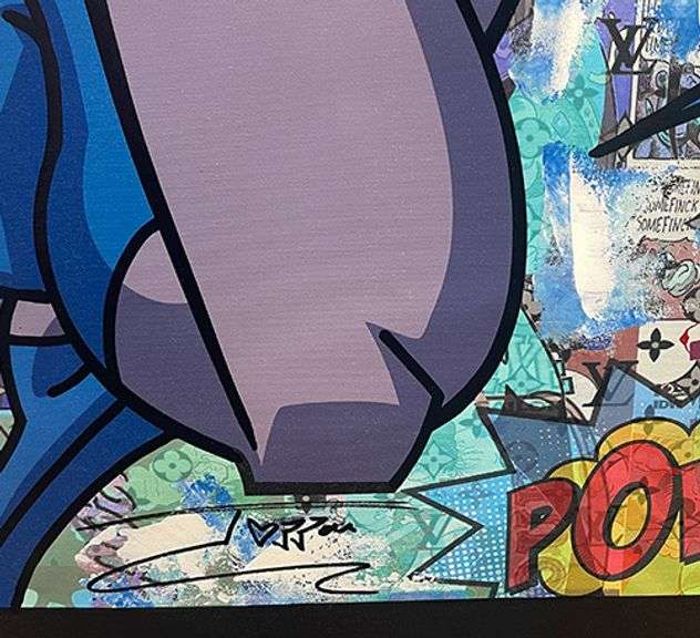 Spectacular One-Of-A-Kind Acrylic Mixed Media on Canvas  by Jozza