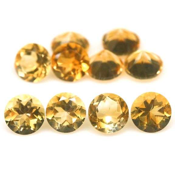 Ravishing 12.45ct top golden eye clean Citrine set