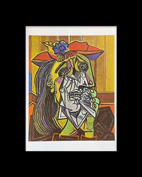 Collectible Vintage Pablo Picasso, Woman Weeping (1937)
