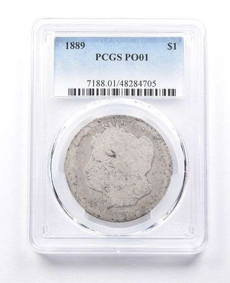 PO01 1889 Morgan Silver Dollar PCGS Low Ball