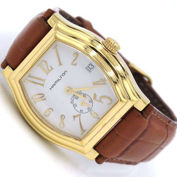 Hamilton dudson automatic gold plated watch