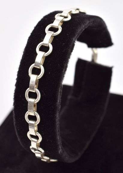 Wonderful Sterling Silver Fancy Link Bracelet