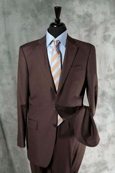Super Fine Quality Brown Color Italian Suit By Galante