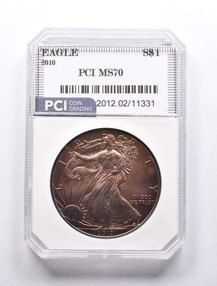 MS70 2010 American Silver Eagle PCI