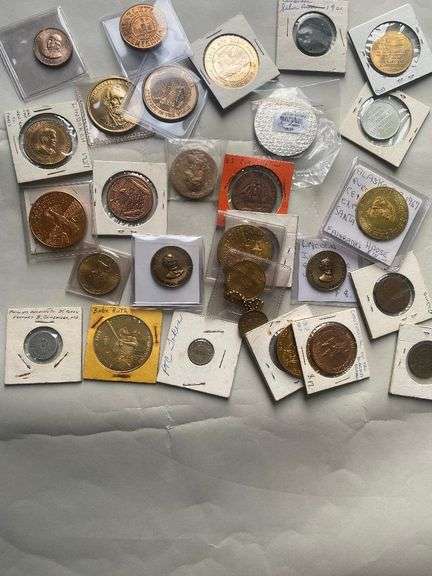 30 Various Tokens Circa 1900-1970