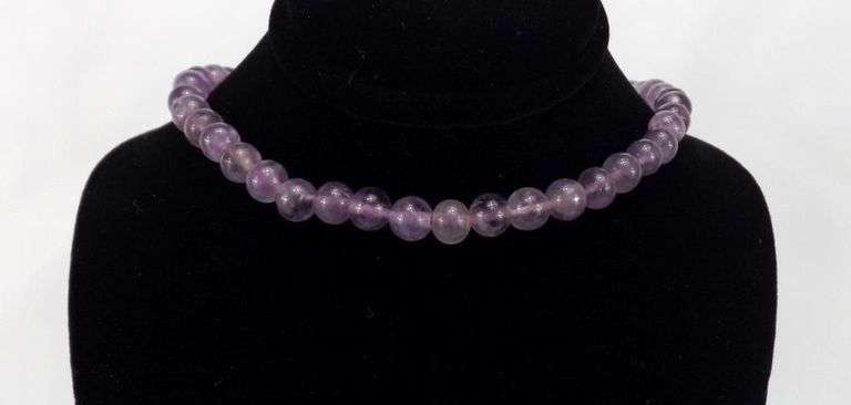 Gorgeous 163.5 Cttw Natural Amethyst Necklace