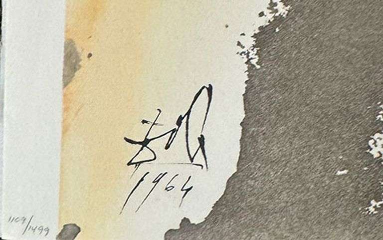 Extremely Rare and Collectible Salvador Dali Lithograph From 'Biblia Sacra' Suite