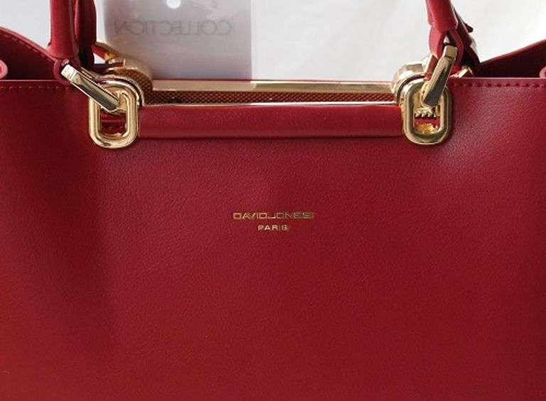 Sexy Red Color Designer Style Bag by David Jones-Paris