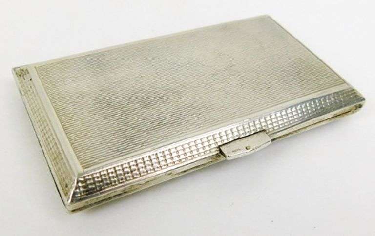 Antique Silverplate Calling Card/Cigarette Case