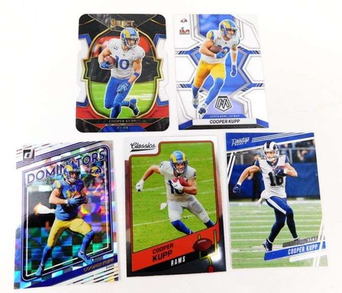 5 Cooper Kupp Football Cards