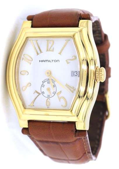 Hamilton dudson automatic gold plated watch