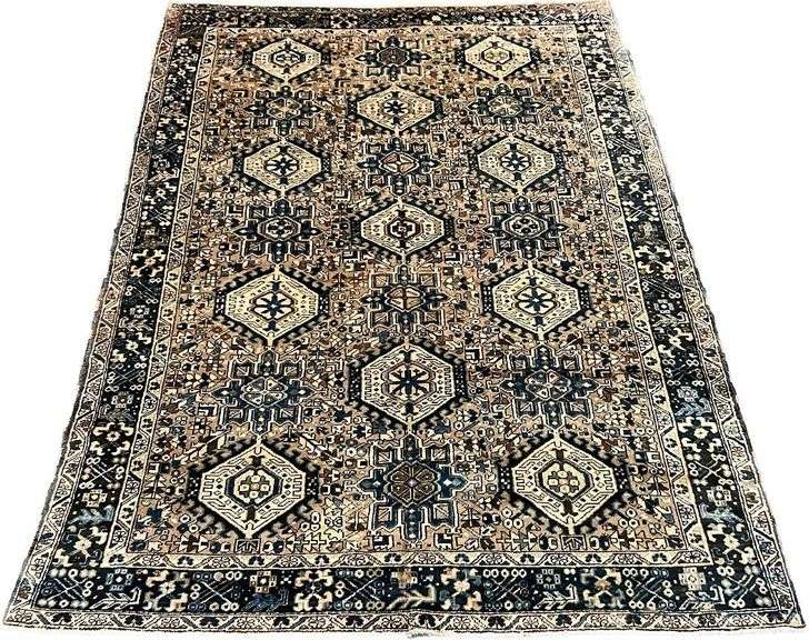 Semi Antique Persian Karajeh 8.6x11.4