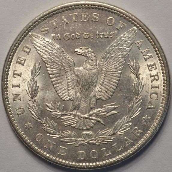 1889 Morgan Silver Dollar, Circulated.