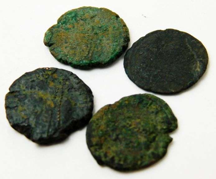 4 Roman Ancient Crusader Coins