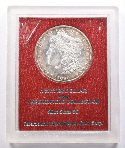 1880-S Morgan Silver Dollar Redfield Collection Paramount