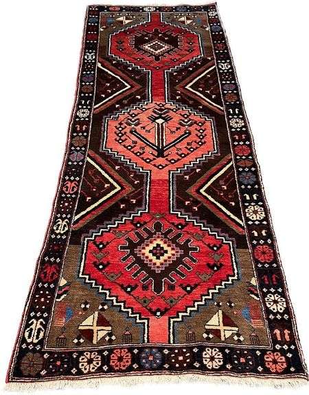 Semi Antique Persian Bakhtiari 3.6x9.5