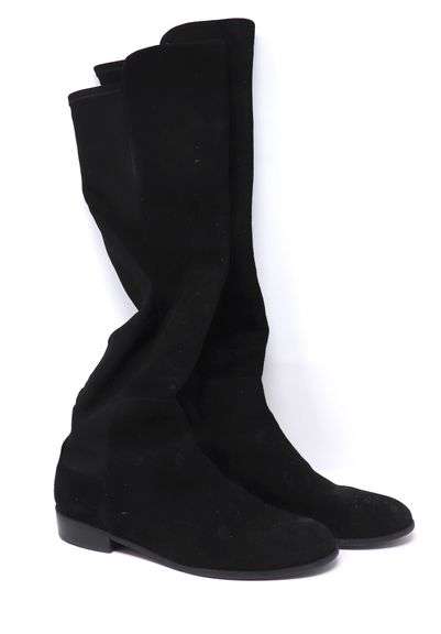 Stuart Weitzman Black Suede boots