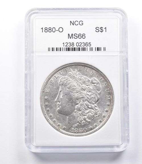 MS66 1880-S Morgan Silver Dollar NCG