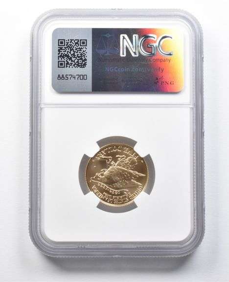 MS70 1995-W $5 Olympics Stadium Gold Commemorative NGC