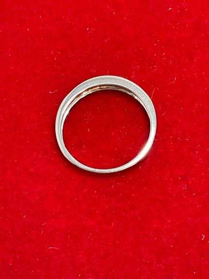 14K WHITE GOLD DIAMOND BAND
