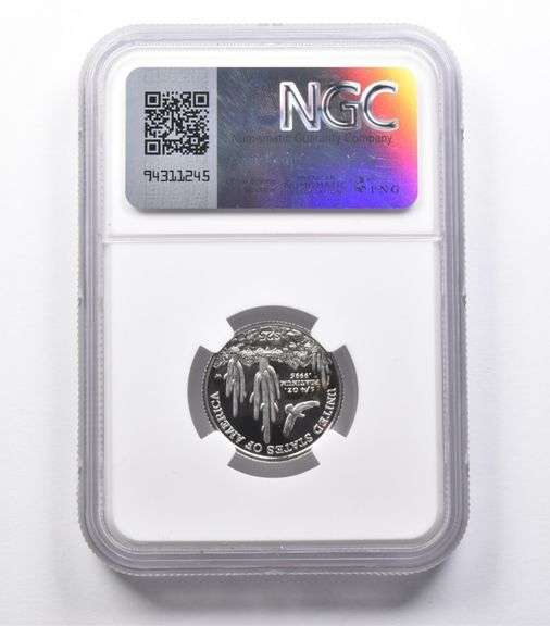 PF70 UCAM 2001-W $25 American Platinum Eagle 1/4 Oz Platinum NGC