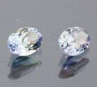 Vivid 1.73ct Tanzanite pair