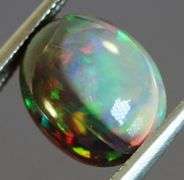 Fiery flashing 1.92ct Ethiopian bi-color Opal