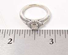 Fantastic 10K White Gold Diamond Ring