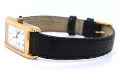 Tiffany & Co by Portfolio square gold plated quartz watch