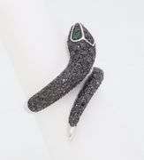EFFY Black Diamond Snake Ring
