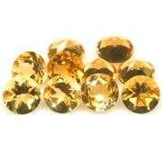 Ravishing 12.45ct top golden eye clean Citrine set