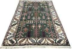 Hand woven Indo Kashan 6.0x9.1