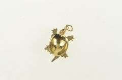 14K Yellow Gold Box Turtle Animal Tortoise Vintage Charm/Pendant