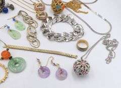 Group lot of costume jewelry