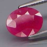 Heated only! 1.32ct rich pinkish red Ruby