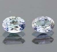 Vivid 1.73ct Tanzanite pair