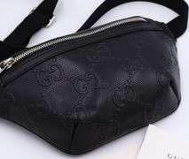 Gucci unisex Street style plain leather logo Clucth