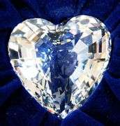 Vintage Swarovski Crystal Heart with Box